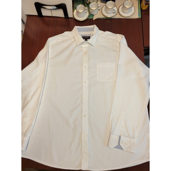 Johnston & Murphy Other - Johnston & Murphy Shirt  XXL  White casual button-up Long sleeve formal, casual